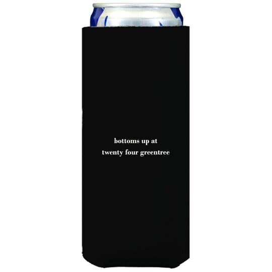Your Statement Collapsible Slim Koozies